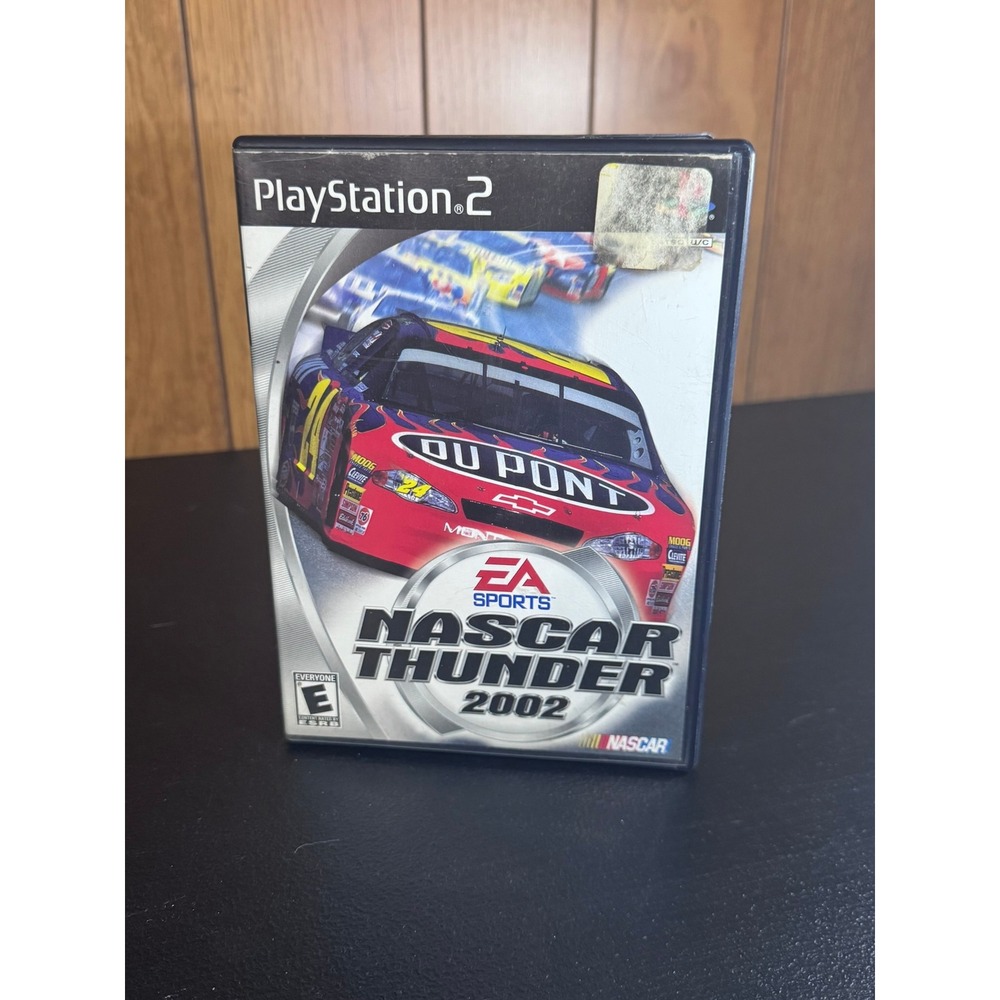 NASCAR Thunder 2002 Sony PlayStation 2 PS2 EA Sports Racing Game CIB